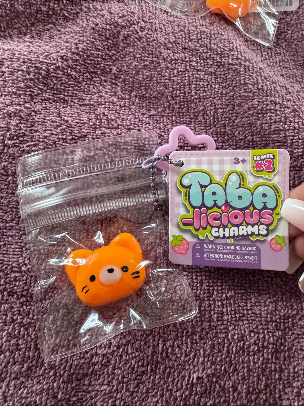 Taba squishy Orange Cat Keychain - Kids Toys